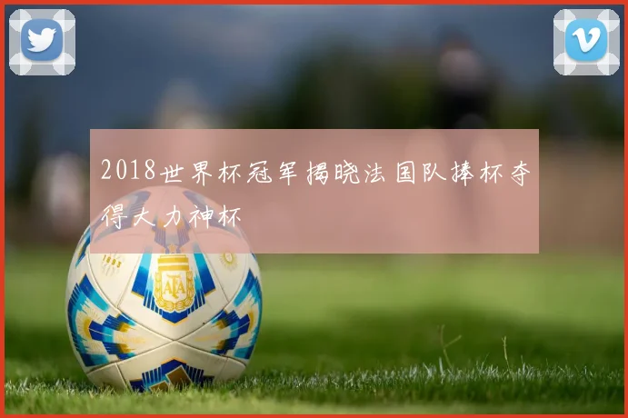 2018世界杯冠军揭晓法国队捧杯夺得大力神杯