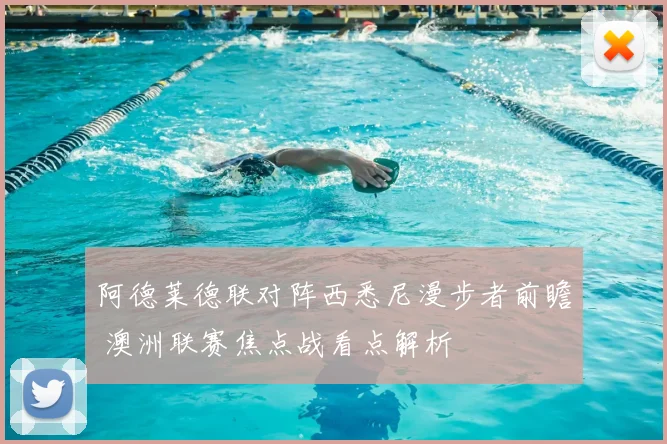阿德莱德联对阵西悉尼漫步者前瞻 澳洲联赛焦点战看点解析