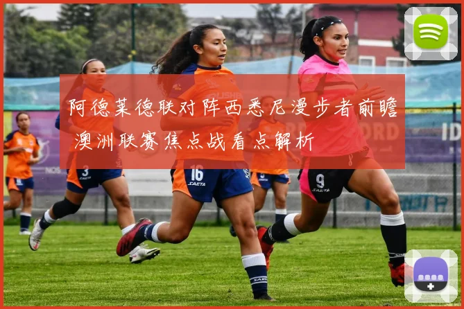 阿德莱德联对阵西悉尼漫步者前瞻 澳洲联赛焦点战看点解析
