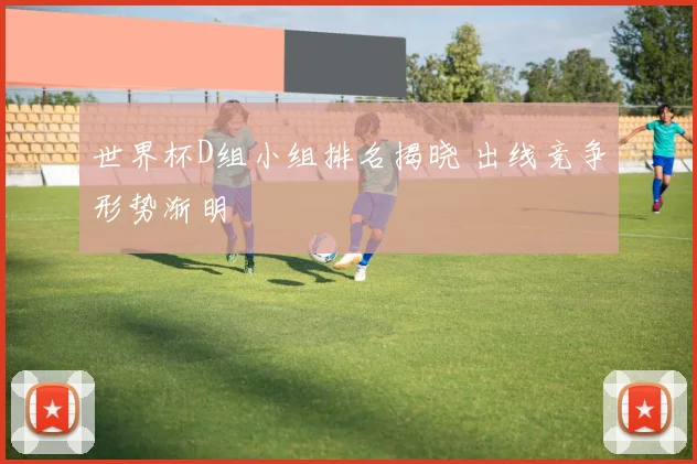 世界杯D组小组排名揭晓 出线竞争形势渐明